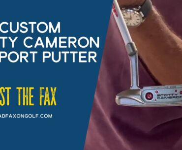 Brad Faxon: Custom Scotty Cameron Newport Putter