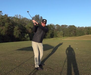 "Down the Line" : Training with theHanger Golf Swing Aid