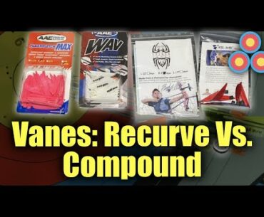 Vanes Explained: Why Recurve Archers Choose Spin Type Vanes over Glue on Rubber Vanes