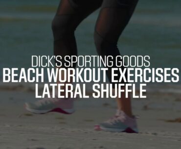 Beach Workout Exercises: Lateral Shuffle