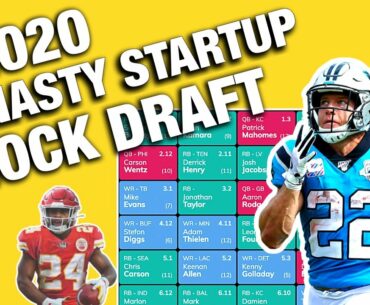 2020 Dynasty Startup Fantasy Football  Mock Draft