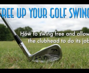 How to let the golf club swing freely