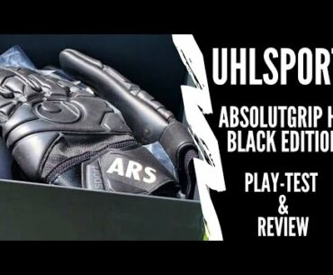 Uhlsport AbsolutGrip HN Black Edition: Goalkeeper Glove Review & Play-Test