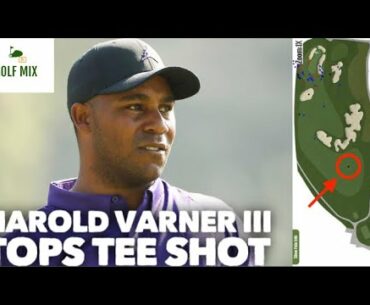 Harold Varner III Topped Tee Shot at Riviera