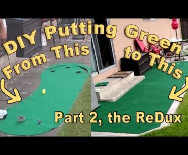 DIY Putting Green ReDux