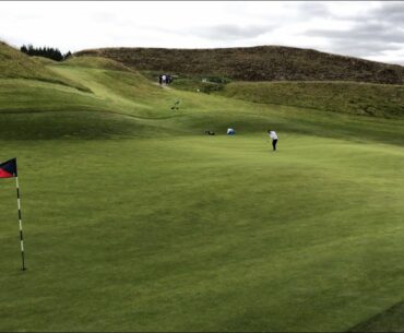 How to putt using a fall line at Chambers Bay