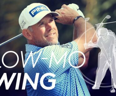 Lee Westwood's golf swing in Slow Motion