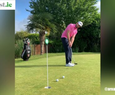 Two balls, one hole, by Arnaud Serie, GolfDigest.ie Trick Shot Artist