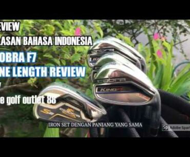 Cobra F7 One Length Review golf iron set ulasan