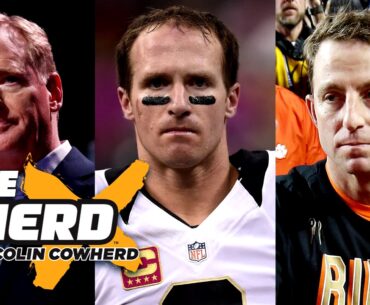 Colin Cowherd talks Roger Goodell's Statement, Dabo Swinney & Drew Brees