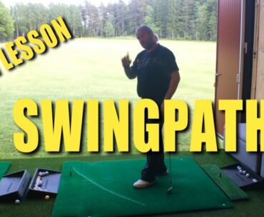 3rd lesson - swingpath...           Golf with Marcus Edblad