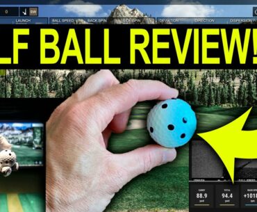 GOLF BALL REVIEW: 3 Piece UNEEKOR QED Marked Ball - FIRST LOOK!