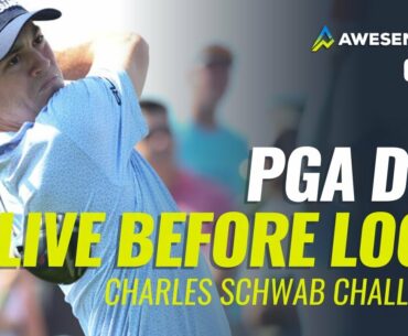 PGA DFS Live Before Lock - 2020 Charles Schwab Challenge - Awesemo.com