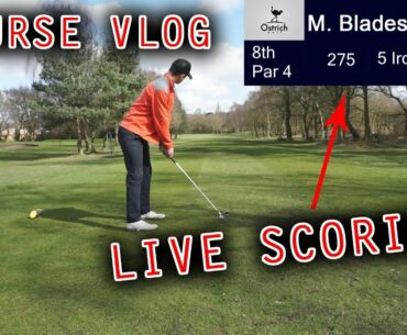 Playing Bad, Scoring well!| Course Vlog!+| Ostrich Golf Bag Giveaway!