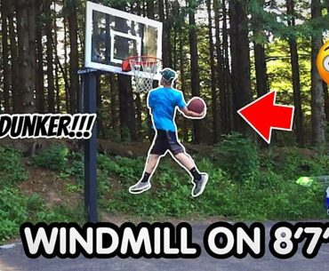 8’7” WINDMILL AND TOMAHAWK!!! Dunk Journey #20 | 5’4” | 14 Y/O