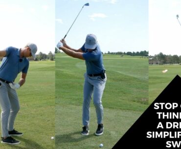 STOP OVER-THINKING! A DRILL TO SIMPLIFY YOUR SWING... BUT IT'S A CHALLENGE