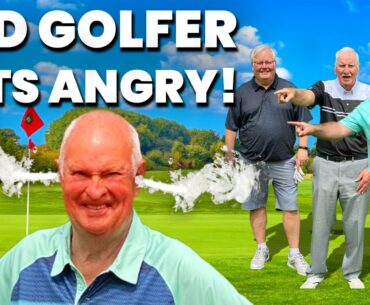 OLD GOLFER GETS ANGRY IN MONEY MATCH!!!