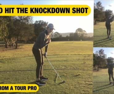 How to hit the knockdown shot