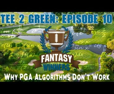 Why You Can't Just Rely on a PGA DFS Algorithm