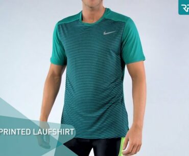 Nike DRI-FIT RACING PRINTED SHORT SLEEVE SHIRT