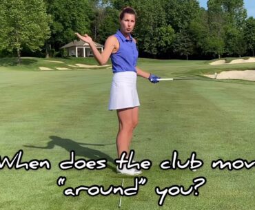 SWING WALL: How to get your backswing started on plane !