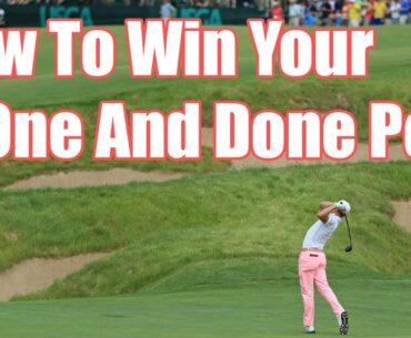 How To Win a Golf 'One and Done' Pool