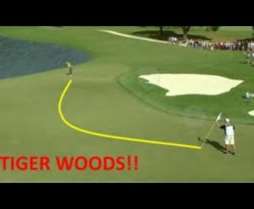 TIGER WOODS MAKES INCREDIBLE 91-FOOT PUTT!!