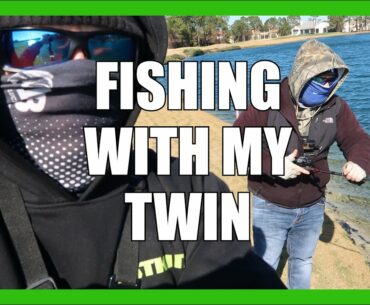 Catching GolfCourse giant bass in the freezing cold 32 degrees in Florida