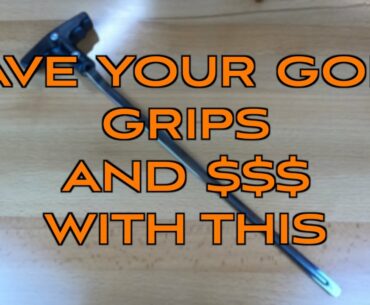 GOLF GRIP REMOVAL FOR REUSE - Save your grips and save $$$