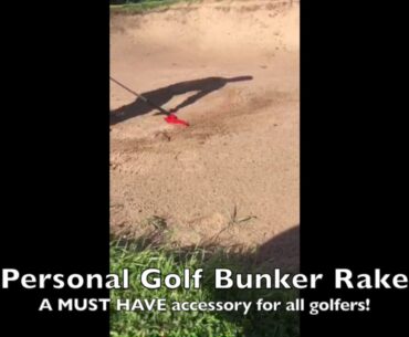 Personal Golf Bunker Rake - An essential for the good sport.