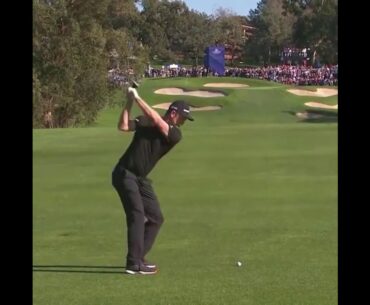 JUSTIN ROSE golf swing DTL WOODS at FARMERS INSURANCE OPEN 2019