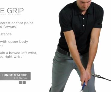 Core 12 - Lunge Stance - Core Grip Golf Lift Series (Male)