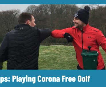 Tips on how to play a Corona free game of golf (and spot the spelling mistake)