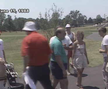 Bob Knight of Indiana University on recruiting at 1988 Mad Anthonys Golf Classic in Fort Wayne