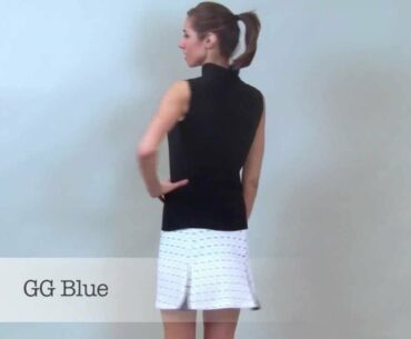 chloe sleeveless shirt & movement pull-on skort