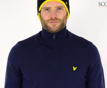 Lyle & Scott Tolmount Zip Neck Merino Sweater