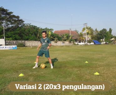 Basic Football : Teknik Dasar Sepakbola Part #2 (variasi latihan tap inside) | Terbaik 2020