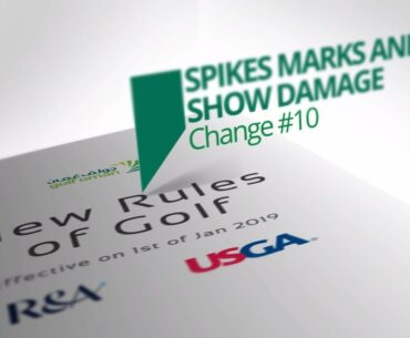 Spikes Marks and Shoe Damage - Golf New Rules