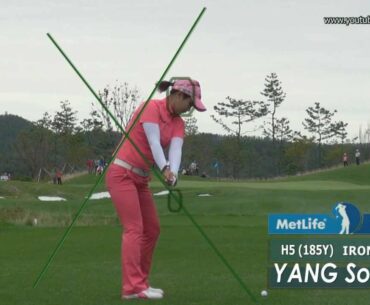 [1080P HD] YANG Soo-Jin Iron Golf Swing 2012 (2)_KLPGA Tour