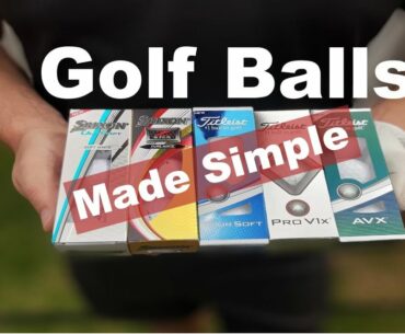 Golf Balls Made Simple | Golf Tips & Tricks | Soft Ball vs Hard Ball