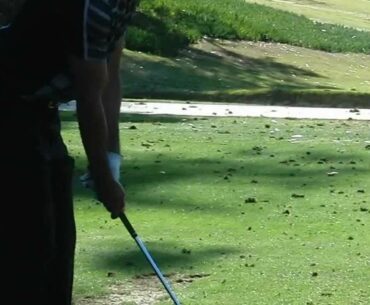 Tiger Woods Iron Swing 2013 Farmers Open Torrey Pines Driving Range Golf