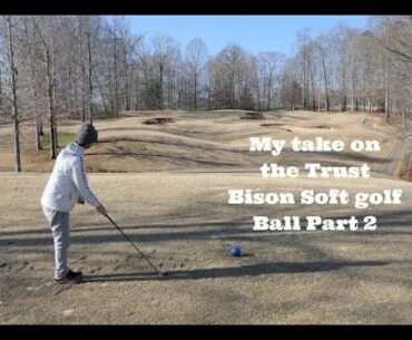 My Take on the Trust Bison Soft Golf Ball Part 2