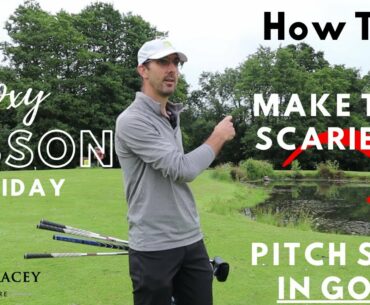 Overcoming the Scariest Short Pitch Shot!!  Foxy Friday Golf Lesson!!!