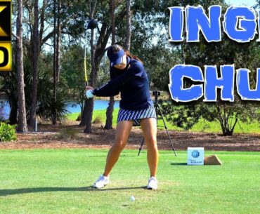 INGEE CHUN 4K SLOW MOTION FACE ON DRIVER GOLF SWING