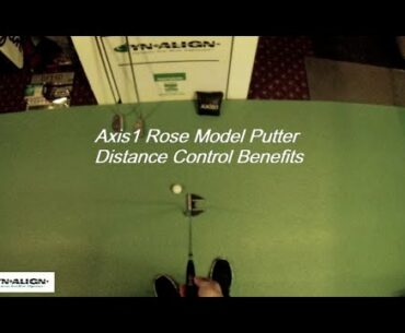 Axis1 Rose Model Putter - Distance And Speed Control Benefits