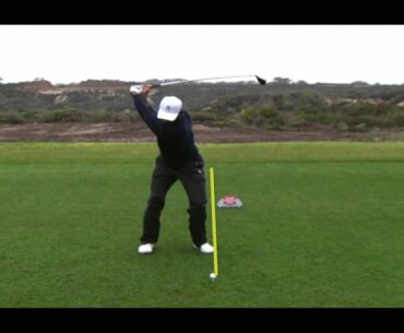 [HD] Tiger Woods 2013 Driver SwingVision @ Farmers Insurance Open 2013