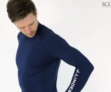 J Lindeberg Aello Soft Compression Base Layer Navy/Purple