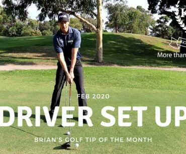 Kooringal Golf Club: Brian's Golf Tip of the Month - Driver Set Up