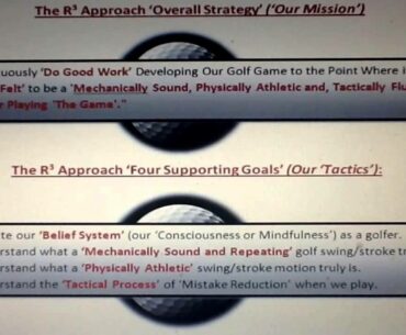 The R3 Approach 'Overall Strategy' and 'Four Supporting Tactics'