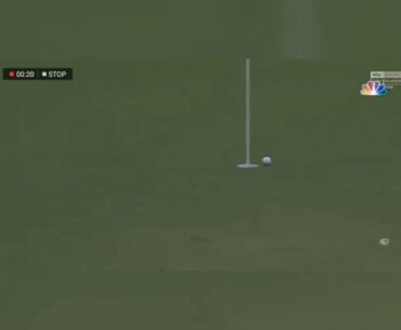 Eddie pepperell's long range putt, 17th TPC sawgrass